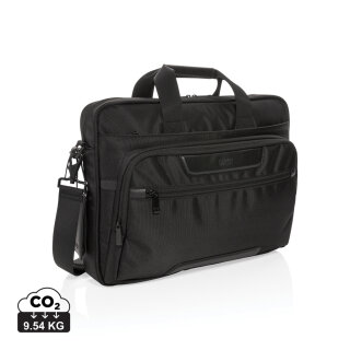 Swiss Peak RPET Voyager RFID 15.6" Laptoptasche Farbe: schwarz