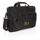 Swiss Peak RPET Voyager RFID 15.6" Laptoptasche Farbe: schwarz