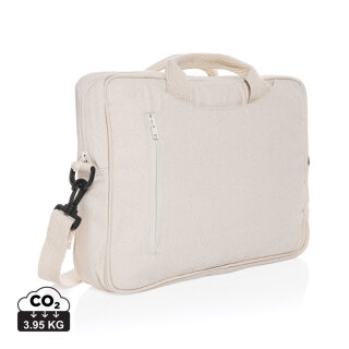 Laluka AWARE™ 15.4" Laptop-Tasche aus recycelter Baumwolle Farbe: off white