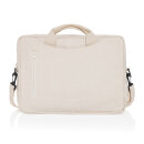 Laluka AWARE™ 15.4" Laptop-Tasche aus recycelter Baumwolle Farbe: off white