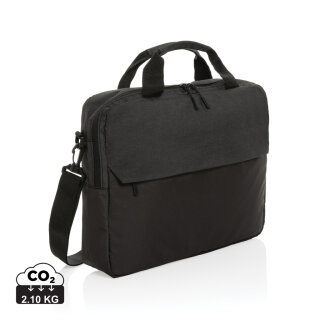 Kazu AWARE™ 15,6" RPET Laptop-Tasche Farbe: schwarz