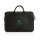 Swiss Peak 14" Laptoptasche aus GRS recyceltem PU Farbe: schwarz