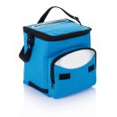 Kühltasche faltbar Farbe: blau, silber