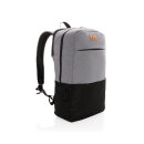 Moderner 15.6" USB & RFID Laptop-Rucksack, PVC-frei Farbe: schwarz