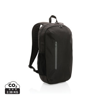 Impact AWARE™ 300D RPET Casual Rucksack Farbe: schwarz, grau