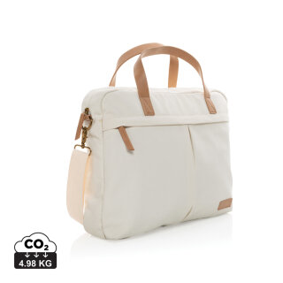 Impact AWARE™ 16 oz. rCanvas Laptop-Tasche Farbe: off white