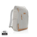 Impact AWARE™ 16 oz. r recyceltem canvas 15" Laptop-Rucksack Farbe: grau