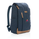 Impact AWARE™ 16 oz. r recyceltem canvas 15" Laptop-Rucksack Farbe: blau