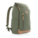 Impact AWARE™ 16 oz. r recyceltem canvas 15" Laptop-Rucksack Farbe: grün