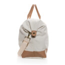 Impact AWARE™ 16 oz. rCanvas große Wochenendtasche Farbe: off white