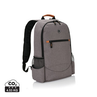 Modischer Duo Tone Rucksack, PVC-frei Farbe: grau