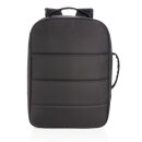 Impact AWARE™ RPET Anti-Diebstahl 15,6" Laptop-Rucksack Farbe: schwarz