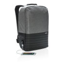 Swiss Peak RFID Anti-Diebstahl 15.6 Laptoprucksack Farbe: grau, schwarz