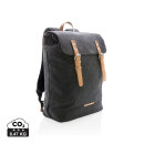 Canvas Laptop-Rucksack, PVC-frei Farbe: schwarz