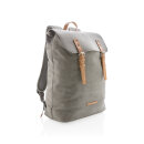 Canvas Laptop-Rucksack, PVC-frei Farbe: grau