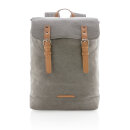 Canvas Laptop-Rucksack, PVC-frei Farbe: grau