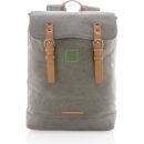 Canvas Laptop-Rucksack, PVC-frei Farbe: grau