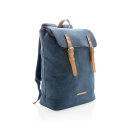 Canvas Laptop-Rucksack, PVC-frei Farbe: blau