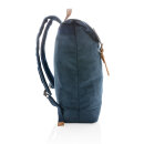 Canvas Laptop-Rucksack, PVC-frei Farbe: blau