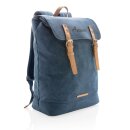 Canvas Laptop-Rucksack, PVC-frei Farbe: blau