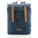 Canvas Laptop-Rucksack, PVC-frei Farbe: blau