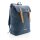 Canvas Laptop-Rucksack, PVC-frei Farbe: blau
