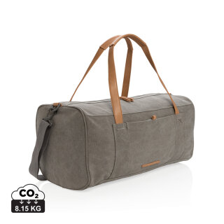 Canvas Reisetasche, PVC-frei Farbe: grau