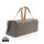 Canvas Reisetasche, PVC-frei Farbe: grau