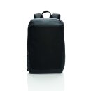 Madrid Anti-Diebstahl RFID USB Laptop-Rucksack Farbe: schwarz, schwarz