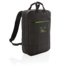 Soho Business RPET 15.6" Laptop-Rucksack, PVC-frei Farbe: schwarz, grün