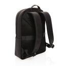 Swiss Peak Deluxe PU Laptop-Rucksack, PVC-frei Farbe: schwarz