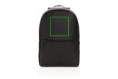 Swiss Peak Deluxe PU Laptop-Rucksack, PVC-frei Farbe: schwarz