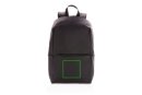 Schicker PU 15.6" Laptop-Rucksack Farbe: schwarz