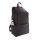 Schicker PU 15.6" Laptop-Rucksack Farbe: schwarz