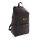 Schicker PU 15.6" Laptop-Rucksack Farbe: schwarz