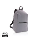 Schicker PU 15.6" Laptop-Rucksack Farbe: grau