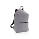 Schicker PU 15.6" Laptop-Rucksack Farbe: grau