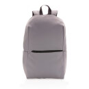 Schicker PU 15.6" Laptop-Rucksack Farbe: grau