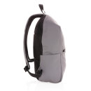 Schicker PU 15.6" Laptop-Rucksack Farbe: grau