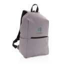 Schicker PU 15.6" Laptop-Rucksack Farbe: grau