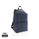 Schicker PU 15.6" Laptop-Rucksack Farbe: navy blau