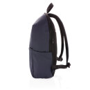 Schicker PU 15.6" Laptop-Rucksack Farbe: navy blau