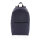 Schicker PU 15.6" Laptop-Rucksack Farbe: navy blau