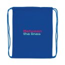 Impact AWARE™ recycelter Baumwoll-Sportbeutel 145gr Farbe: blau