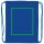 Impact AWARE™ recycelter Baumwoll-Sportbeutel 145gr Farbe: blau