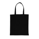 Impact AWARE™ recycelte Baumwolltasche 145gr mit Boden Farbe: schwarz