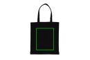 Impact AWARE™ recycelte Baumwolltasche 145gr mit Boden Farbe: schwarz