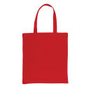 Impact AWARE™ recycelte Baumwolltasche 145gr mit Boden Farbe: rot