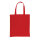 Impact AWARE™ recycelte Baumwolltasche 145gr mit Boden Farbe: rot