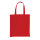 Impact AWARE™ recycelte Baumwolltasche 145gr mit Boden Farbe: rot